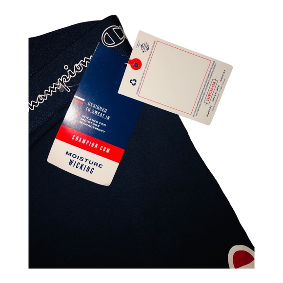 Champion moisture Wicking navy blue plus size cotton gym athletic shorts size 4X - Picture 4 of 10